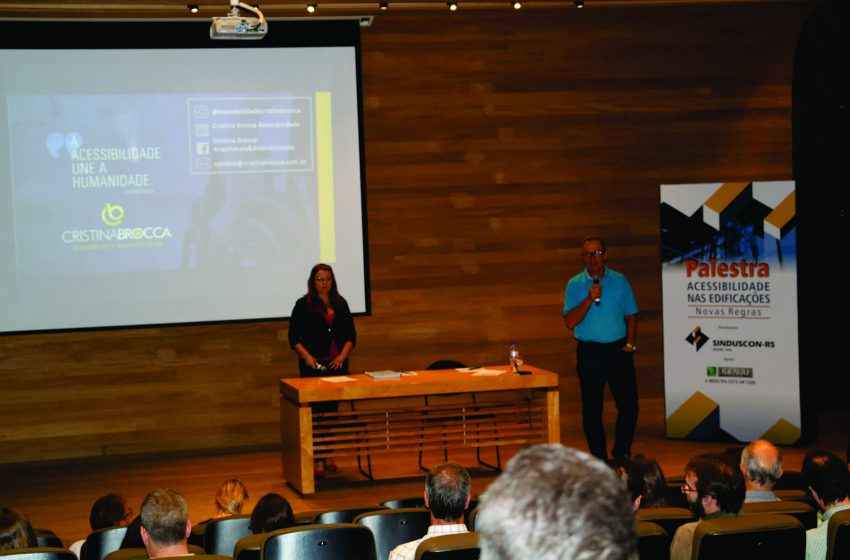  Sinduscon-RS promoveu palestra sobre acessibilidade nas edificações