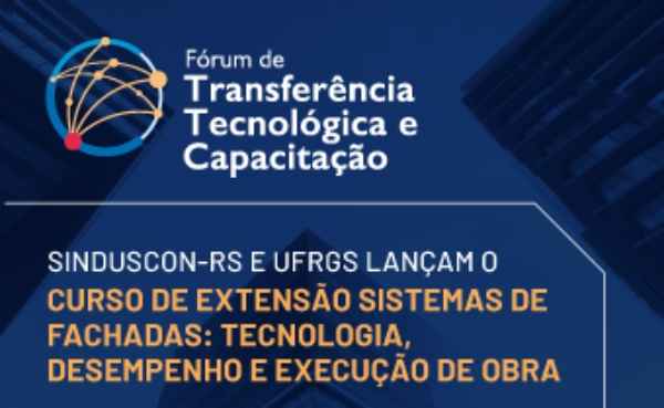  UFRGS e Sinduscon-RS promovem curso de extensão