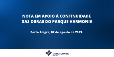  Entidades emitem nota de apoio à continuidade das obras do Parque Harmonia em Porto Alegre