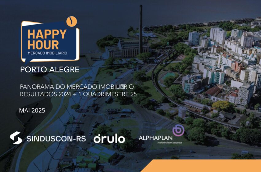 Mercado de imóveis novos em Porto Alegre tem estoque reduzido, uma vez que as vendas superam lançamentos no 1º quadrimestre de 2025