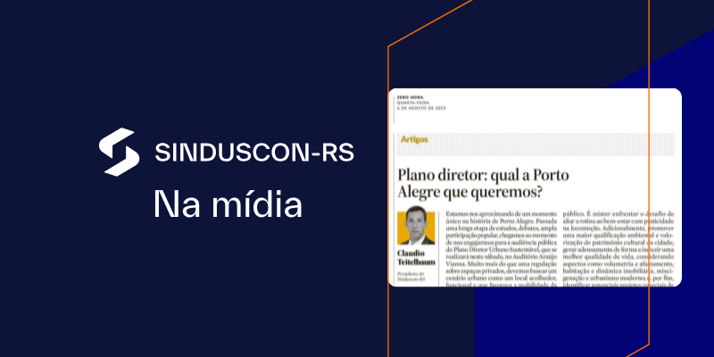 Presidente aborda na imprensa o tema Plano Diretor