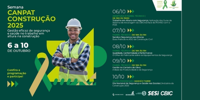 Sinduscon-RS adere a Semana CANPAT Construção 2025