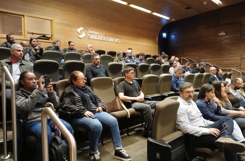 Sinduscon-RS promove 3º Seminário de Segurança com foco na aplicação prática do PGR nas obras