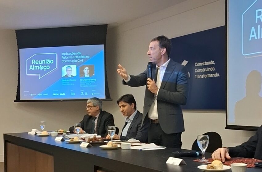 Reforma Tributária exige ação imediata do setor da construção, afirmam palestrantes no Sinduscon-RS