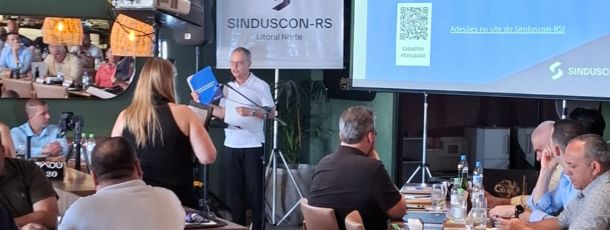 Sinduscon-RS realiza evento no Litoral Norte com foco em investimentos na região